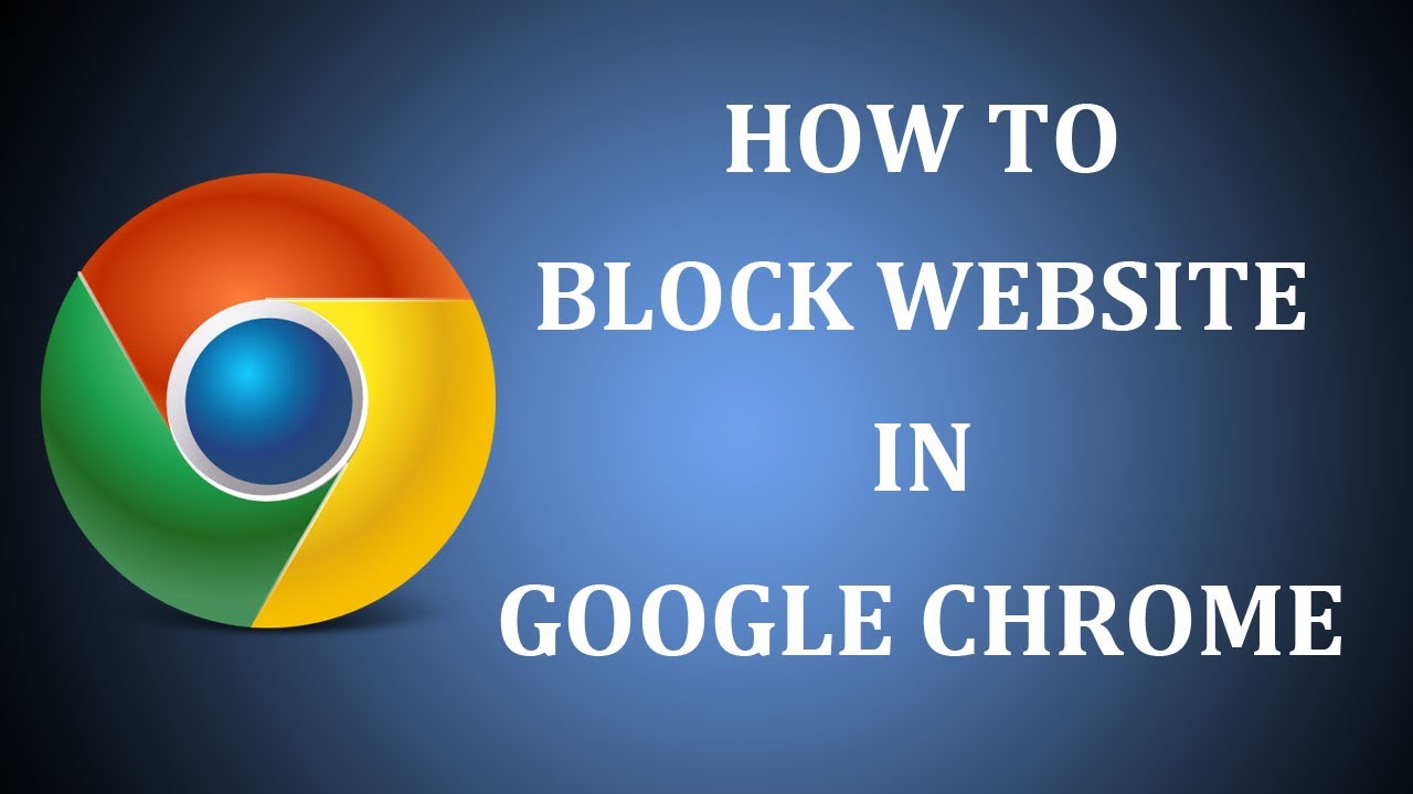 How to block websites on chrome?