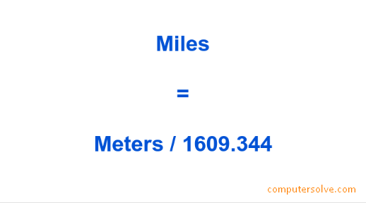 meter-to-miles