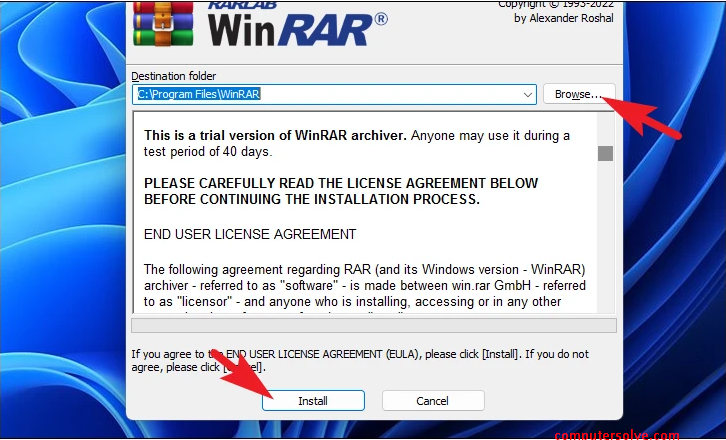 Installing-WinRAR