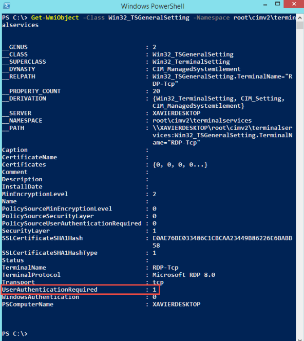 Microsoft-RDP-Disable-NLA-in-Remote-PowerShell