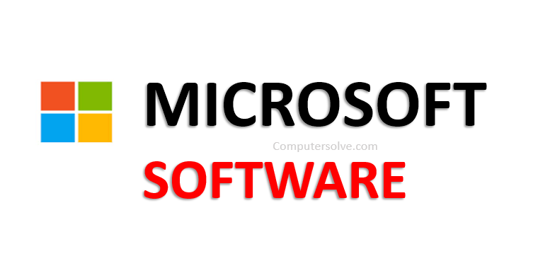 Software of Microsoft