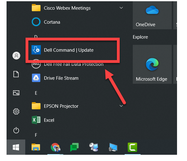 Where-is-Dell-update-command