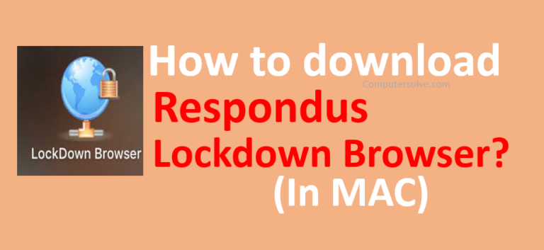 respondus lockdown browser download mac