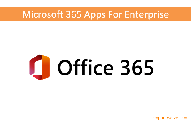 microsoft 365 apps for enterprise