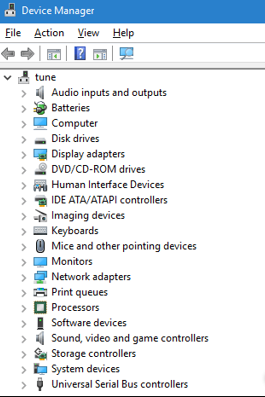 Open Device Manager in Windows 10, 8 and 7