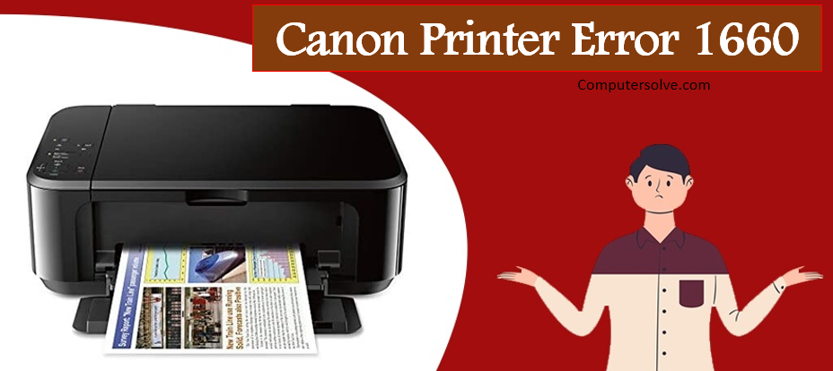 Canon Printer Error 1660