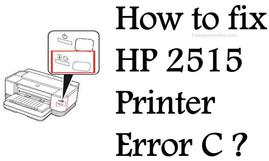 HP 2515 Printer Error C
