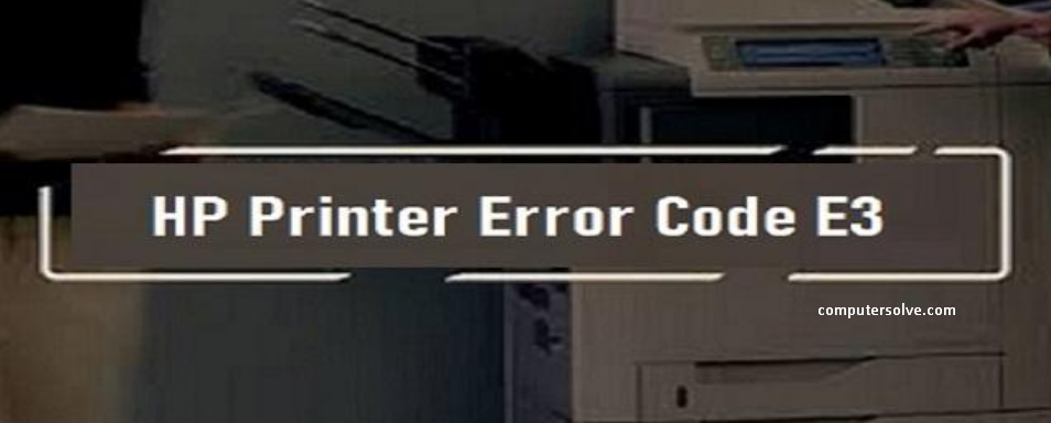 HP Printer Error 30