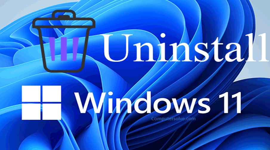 How to uninstall windows 11