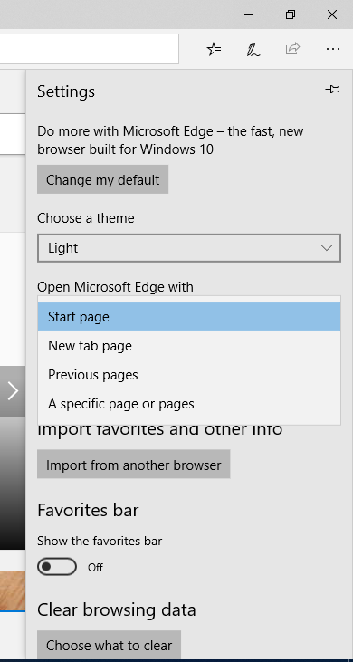 How to Set Home Page in Edge