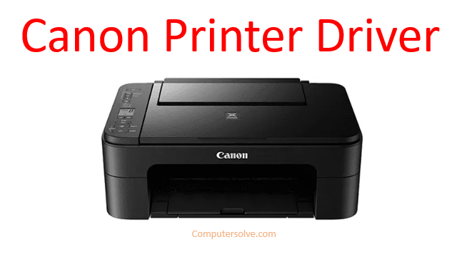 Canon Printer Driver