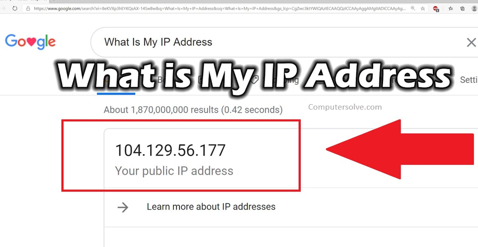What is my IP address ?