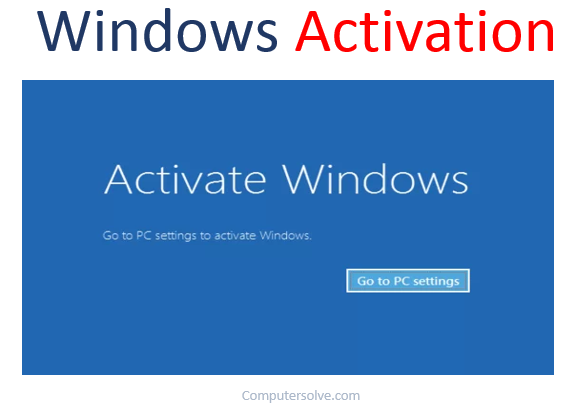 Windows Activation