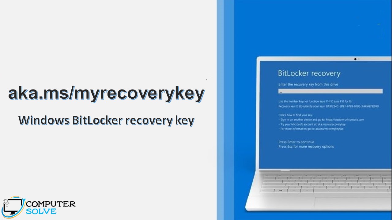 aka ms myrecoverykey – Windows BitLocker recovery key