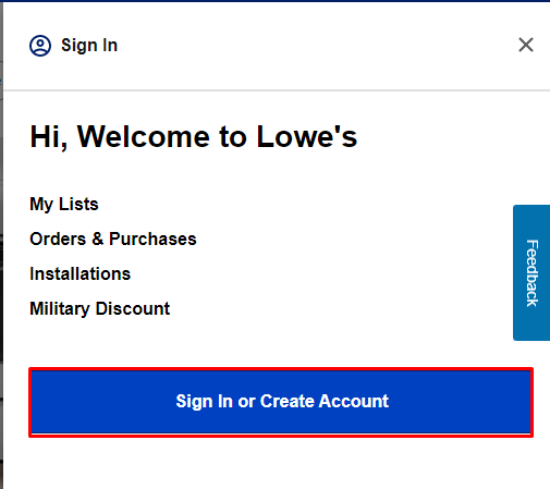 lowes online shopping