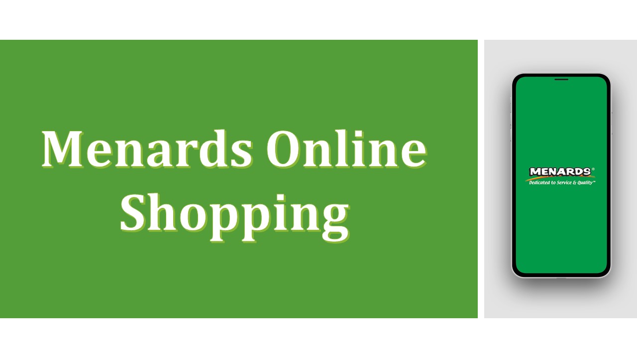 menards online shopping