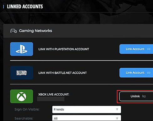 Unlink-Activision-Account