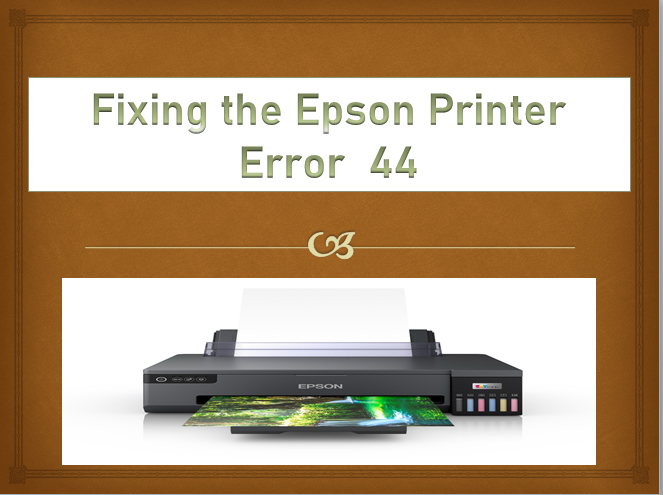 Epson Printer error 44